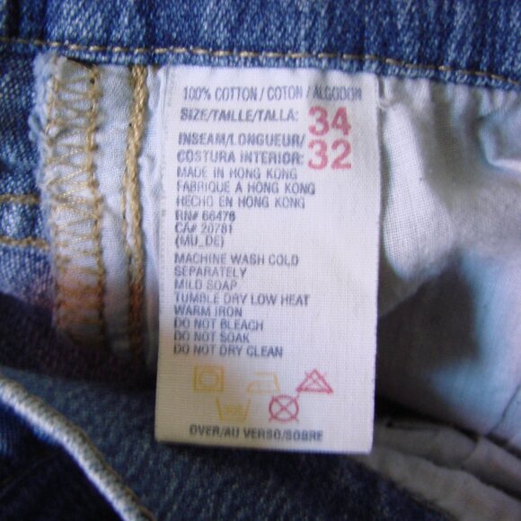 Vintage 90s Tommy Hilfiger Tommy Jeans High Waist Straight Relaxed Fit 7 or 29 - Picture 4 of 13